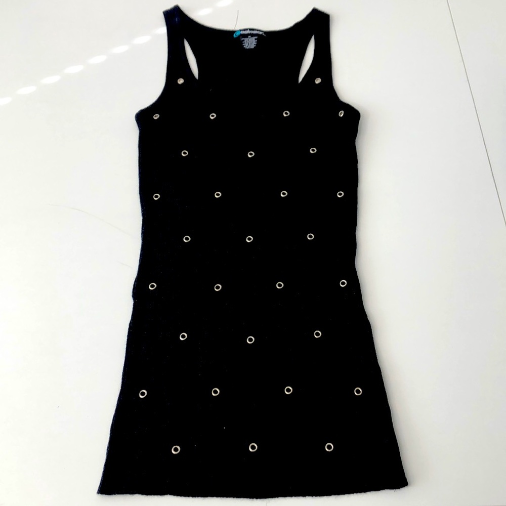 Long black Tank top Size M